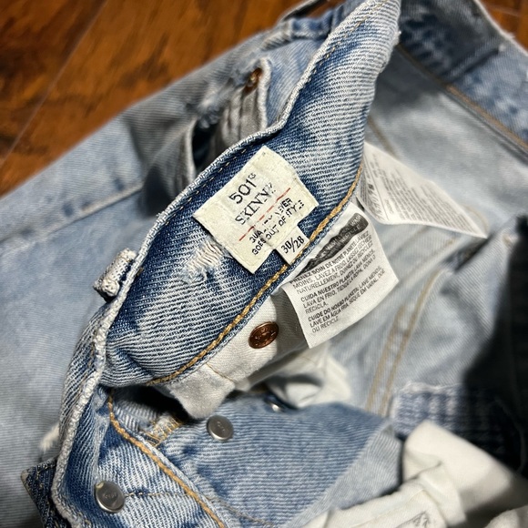 Levi’s Made and Crafted 501 Patchwork Selvedge Denim Jeans - Picture 4 of 9